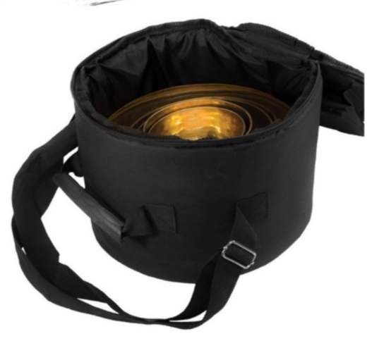 Housses pour bols chantants métal ou cristal, étanches et épaisses pour plus de protection – tailles Ø25/30/40 cm, H18/25/35 cm !