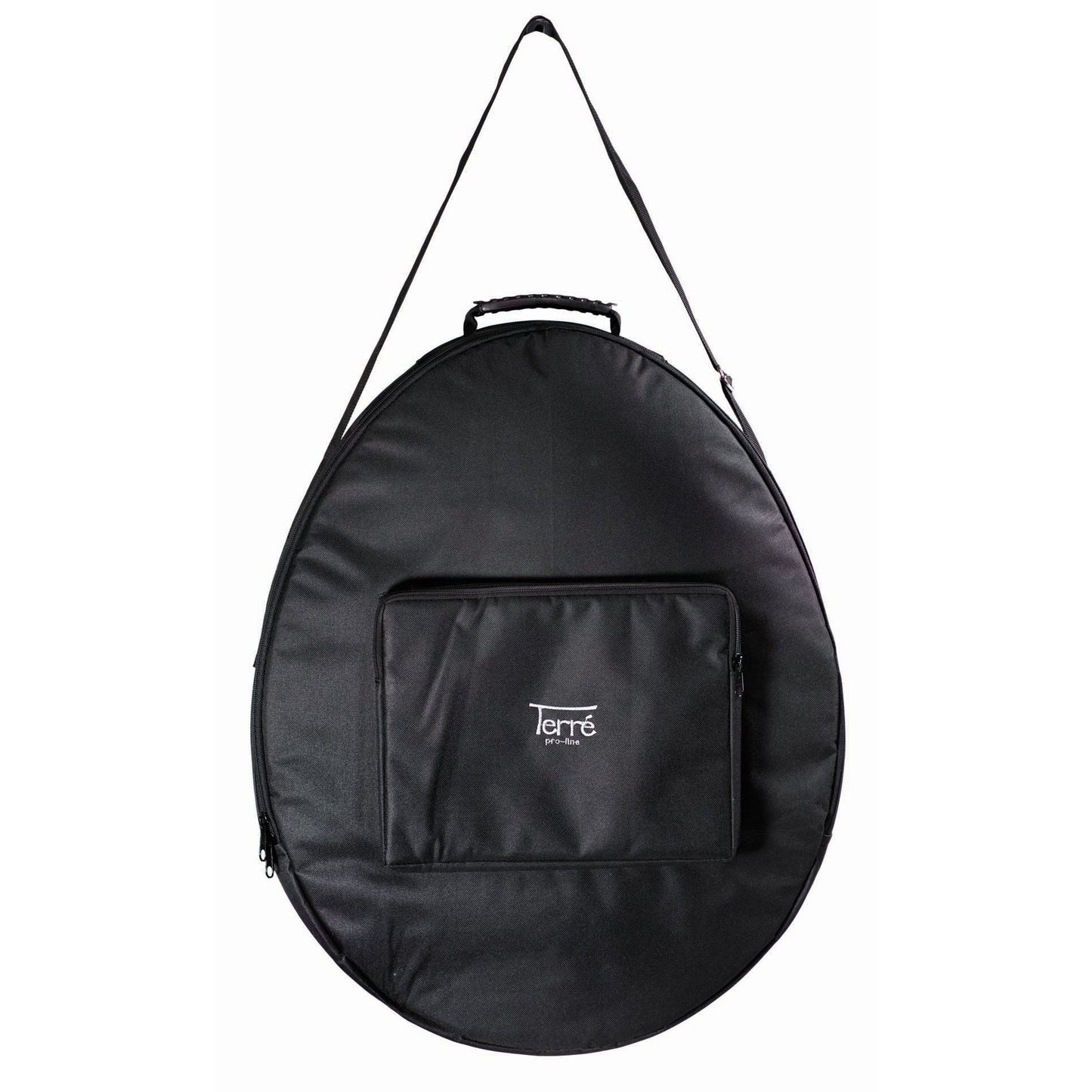 Tambour chamanique façon Sibérie avec motif "Saami" de forme Ovale – 60 x 45 x 7 cm – Vendu avec plumes décoratives, maillet et housse !