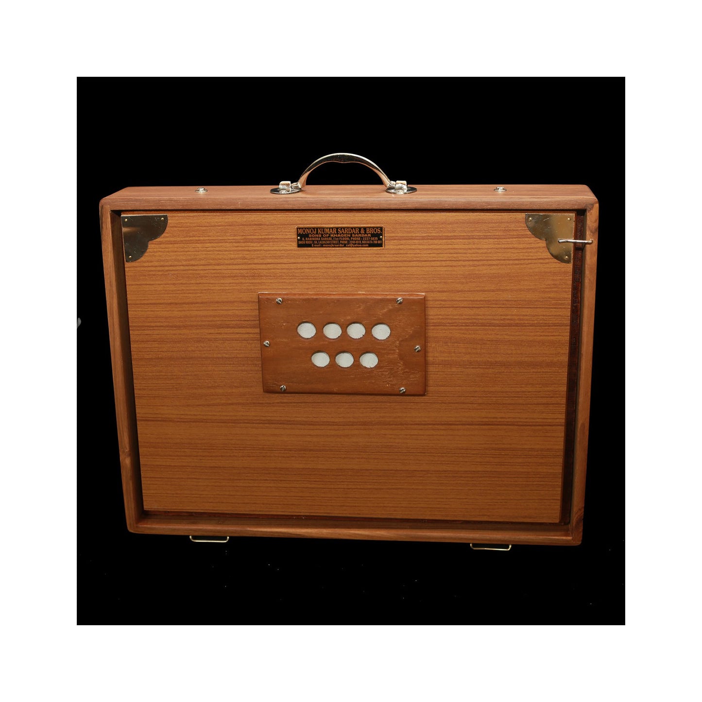 Shruti Box de qualité supérieure - Au choix en 432 ou 440 hertz. Marque 'Monoj Kumar Sardar & B.' - 3 rangées d'octaves. 41 × 32 × 8,50cm - 5,90 kg. Vendu avec housse !