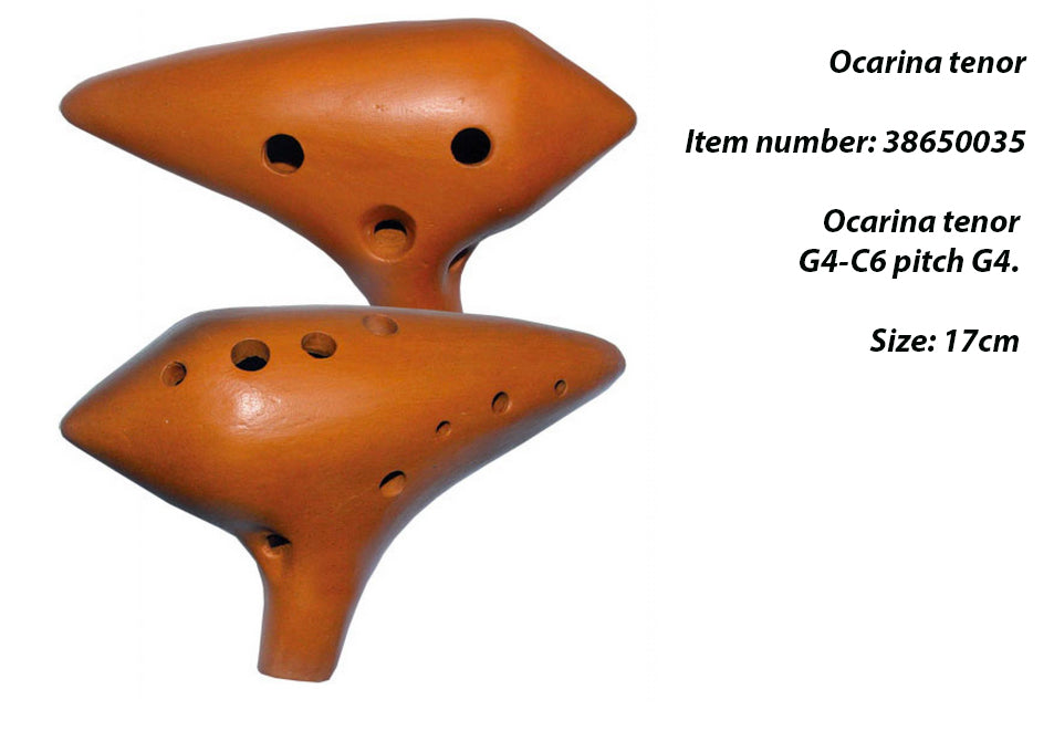 Ocarina 'professionnel' en terre cuite, 6 accordages au choix, très belle qualité !
