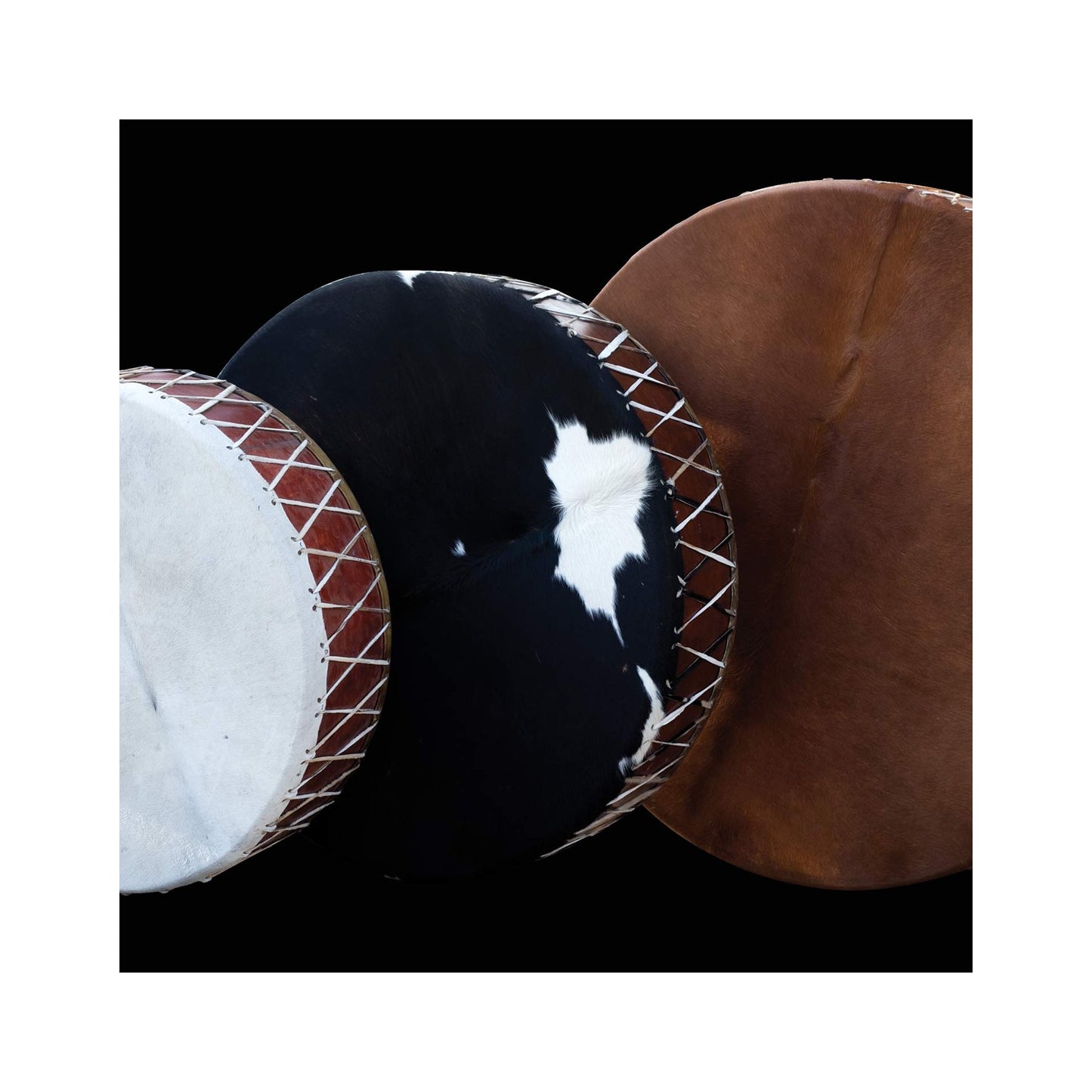Mother drum, choice of Ø 100, 120, 140 cm. Sold with 2 suitable mallets, cover + table optional!