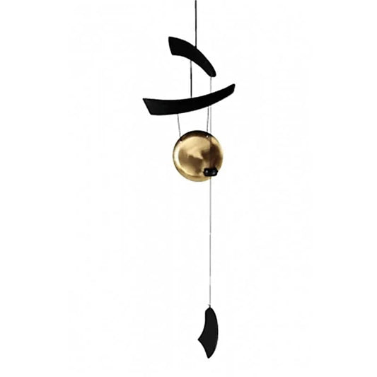 Carillon à vent 'mini-gong' - 65 centimètres de longueur - 224 grammes. Très beau design, parfait !