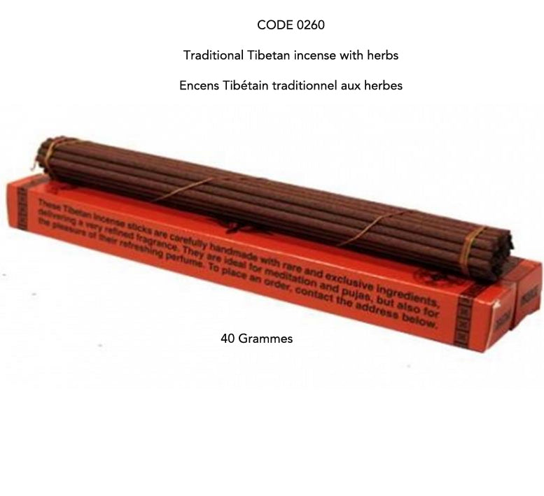 Encens en bâton du Népal aux plantes, 20/25 bâtons par paquet + 1 porte-encens .  Ingrédients 100% naturels . Ces marques sont qualifiés d'encens monastique ou traditionnel haut de gamme fait au Népal !