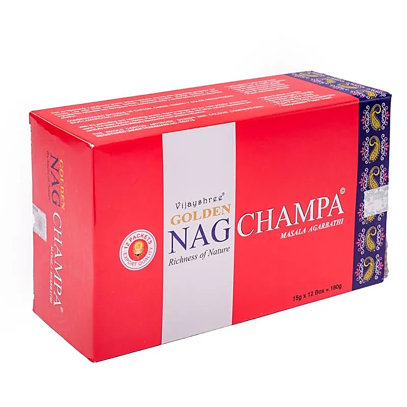 Encens 'Satya Agarbatti' – Série Golden. 8 parfums au choix ! L’art authentique de l’encens indien. Vendu en paquet ou par boîte de 12 paquets.