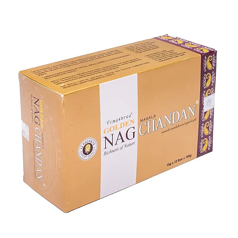 Encens 'Satya Agarbatti' – Série Golden. 8 parfums au choix ! L’art authentique de l’encens indien. Vendu en paquet ou par boîte de 12 paquets.