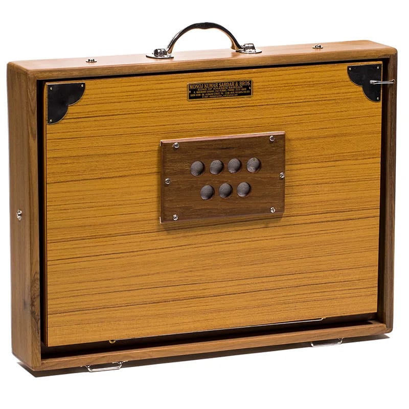 Shruti Box 'Saraswati Deluxe' 432 Hz – 1 octave de Do3 à Do4. 41×32×8,5 cm - 4,61 kg, housse incluse !