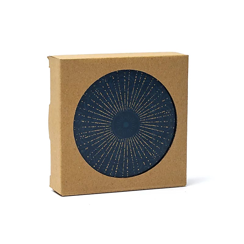 Sélection de dessous de verres, ensemble de 6 pièces avec de superbes motifs : Bouddha, éléphant, fleur de vie, mandala... 9 modèles aux choix, parfait !