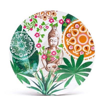 Sélection de dessous de verres, ensemble de 6 pièces avec de superbes motifs : Bouddha, éléphant, fleur de vie, mandala... 9 modèles aux choix, parfait !