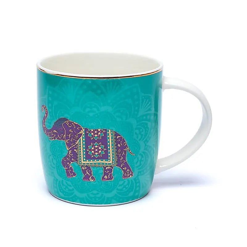 Selection of glass or porcelain (Kaolinite) cups/mugs, 250 and 400 ml. With very pretty designs, models to choose from!