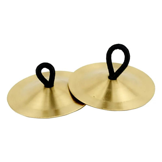 Cymbale à doigt, de 5.5 cm - 55 gr. (cuivre et zinc). Instrument de percussion Asiatique souvent utilisé pour la danse !