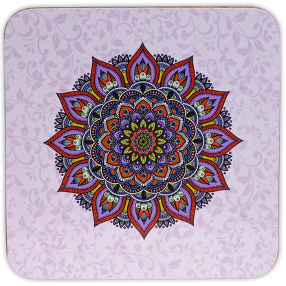 Sélection de dessous de verres, ensemble de 6 pièces avec de superbes motifs : Bouddha, éléphant, fleur de vie, mandala... 9 modèles aux choix, parfait !