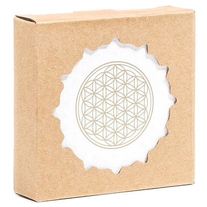 Sélection de dessous de verres, ensemble de 6 pièces avec de superbes motifs : Bouddha, éléphant, fleur de vie, mandala... 9 modèles aux choix, parfait !