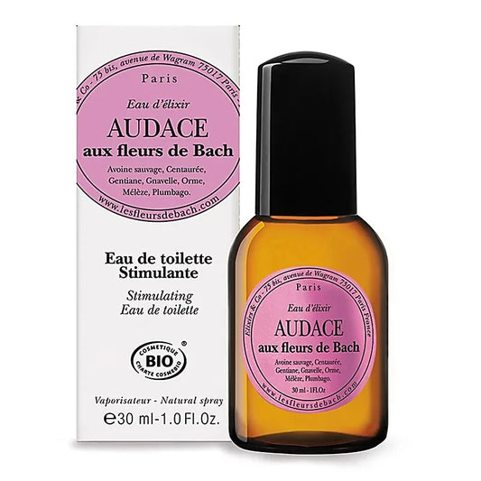 Eau de parfum de chez Bach : Audace aux essences de fleurs de Bach biologiques -  Stimulant)