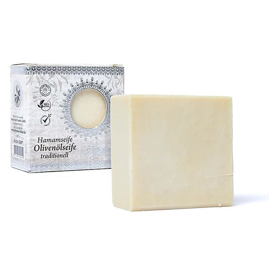 Savon de chez 'Ottoman' de 200 grammes. 2 parfums au choix : à l'huile d'olive et de coco ou l'huile d'olive et à l'huile de laurier 20% !