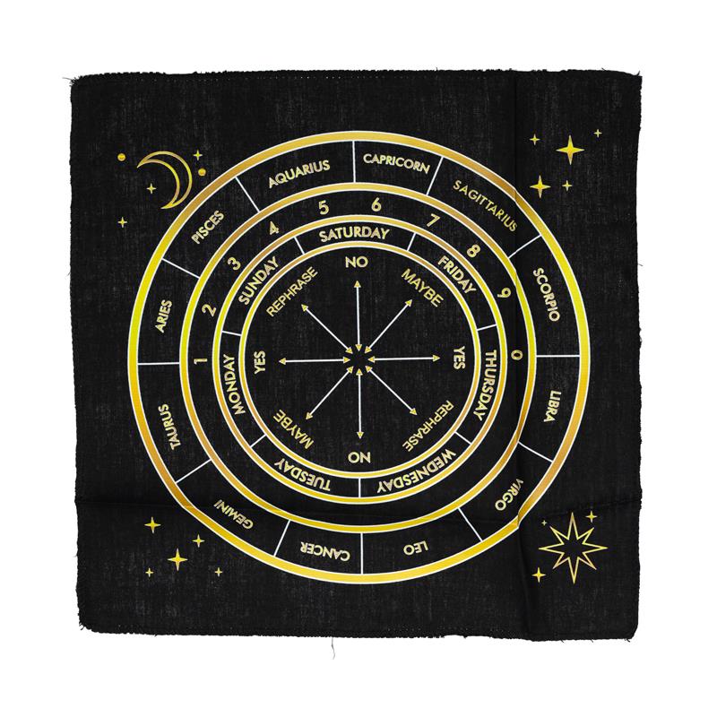 Tapis pour pendules spécial Astrologie - 2à x 20 cm - fait en coton, parfait pour vos travaux et études !