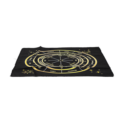 Tapis pour pendules spécial Astrologie - 2à x 20 cm - fait en coton, parfait pour vos travaux et études !