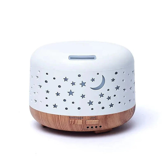 Diffuseur d’huiles essentielles 'Nebula' haute technologie avec LED 7 couleurs verrouillable et diffusion continue ou intermittente