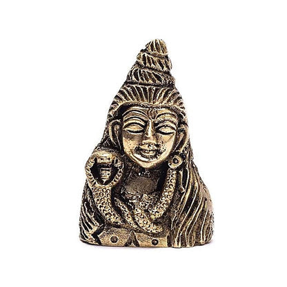 Mini statuette de Shiva - Fait en laiton - 4,5 x 3 cm/ 80 g
