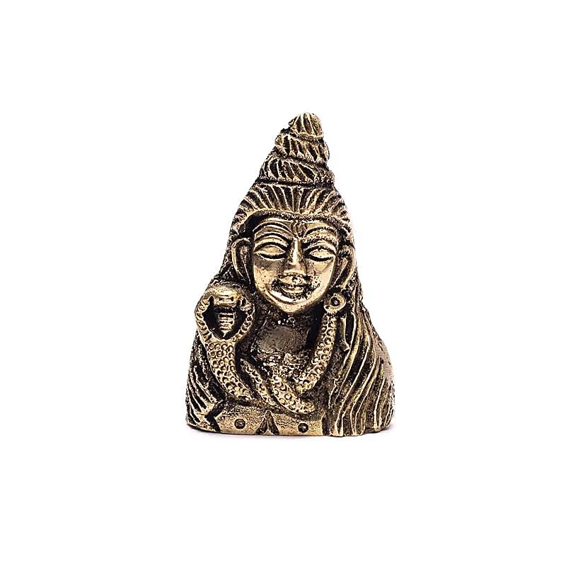 Mini statuette de Shiva - Fait en laiton - 4,5 x 3 cm/ 80 g