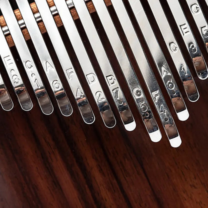 Kalimba Hluru 21 notes en palissandre des Indes orientales, au timbre doux et délicat, offrant un son riche et durable !