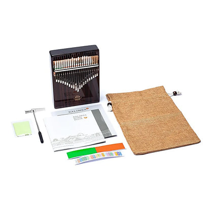 Kalimba Hluru 21 notes en palissandre des Indes orientales, au timbre doux et délicat, offrant un son riche et durable !