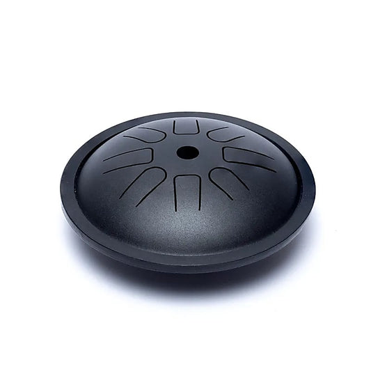 Handpan/ tambour percussion de voyage,  8 notes en D/ Ré majeure, 26 cm - 630 gr. Fabriqué en acier de haute qualité !
