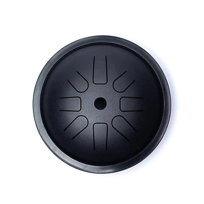 Handpan/ tambour percussion de voyage,  8 notes en D/ Ré majeure, 26 cm - 630 gr. Fabriqué en acier de haute qualité !