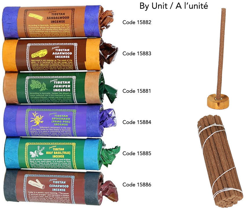 Encens 100% naturels du Népal🇳🇵 – 12 parfums au choix ou set de 6 boîtes. 30 bâtons (10,5 cm) + support. Durée : 45 min. Fait main, qualité supérieure !