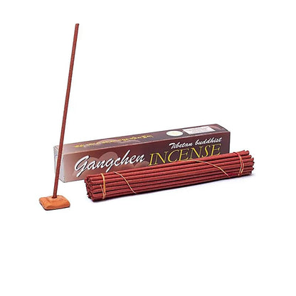 Encens Gangchen – 2 parfums : 'Manjushri' ou '25 plantes'. 30–36 bâtons + porte-encens. 100% naturel, monastique haut de gamme Népal !