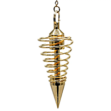 Professional pendulums of your choice, 'Gold Plated'. For natural therapies – Dowsing, homeopathy, aromatherapy and energy