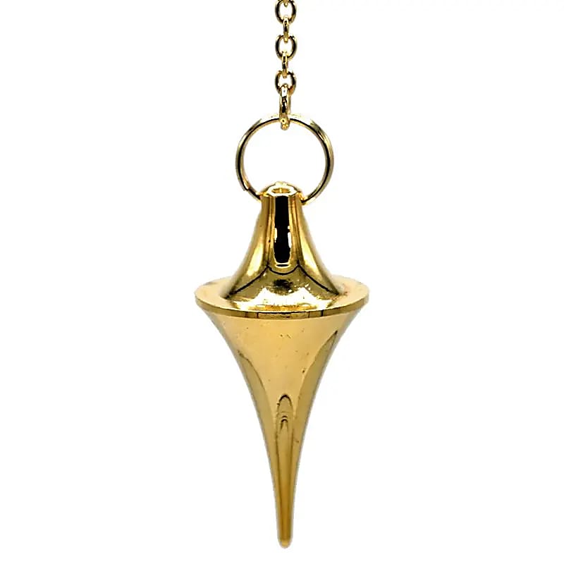 Professional pendulums of your choice, 'Gold Plated'. For natural therapies – Dowsing, homeopathy, aromatherapy and energy