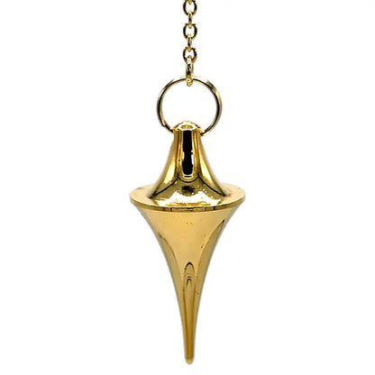 Professional pendulums of your choice, 'Gold Plated'. For natural therapies – Dowsing, homeopathy, aromatherapy and energy