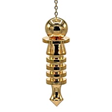 Professional pendulums of your choice, 'Gold Plated'. For natural therapies – Dowsing, homeopathy, aromatherapy and energy