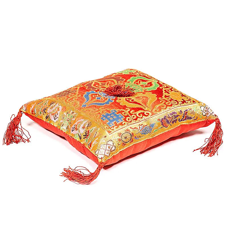 Coussins pour bols chantants de 20x20 cm - 254 gr. Fait au Népal, très bonne qualité, parfait pour mettre à l'honneur vos bols chantants ou objets sacrés !