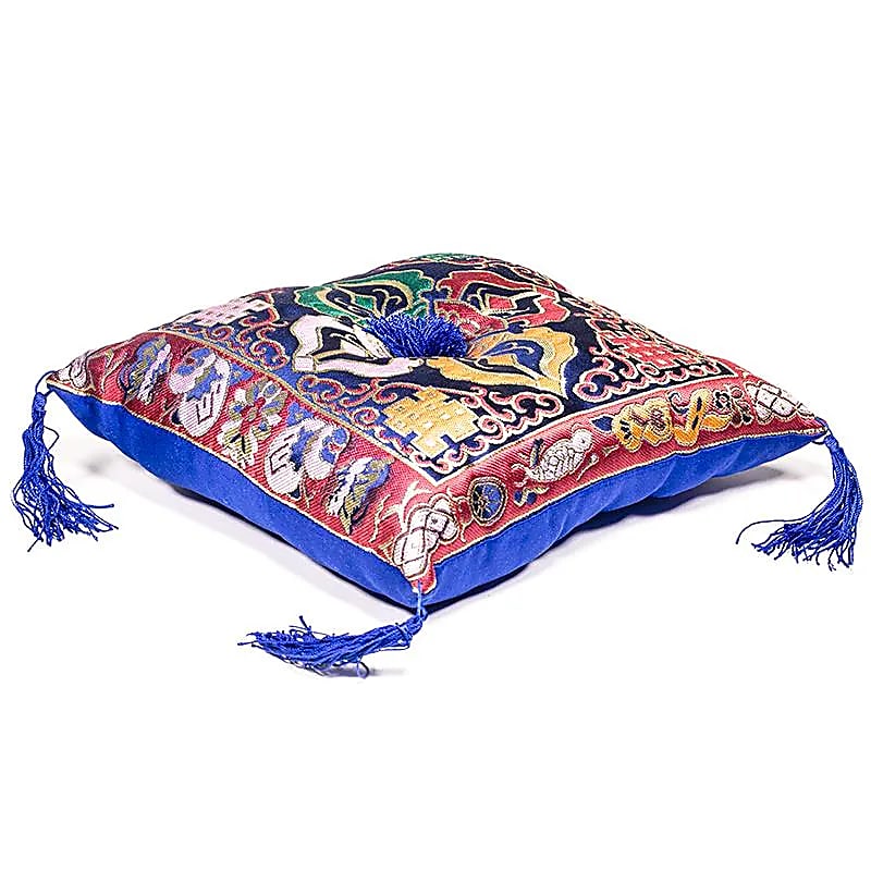 Coussins pour bols chantants de 20x20 cm - 254 gr. Fait au Népal, très bonne qualité, parfait pour mettre à l'honneur vos bols chantants ou objets sacrés !