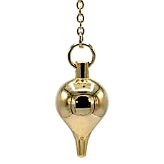 Professional pendulums of your choice, 'Gold Plated'. For natural therapies – Dowsing, homeopathy, aromatherapy and energy