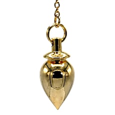 Professional pendulums of your choice, 'Gold Plated'. For natural therapies – Dowsing, homeopathy, aromatherapy and energy