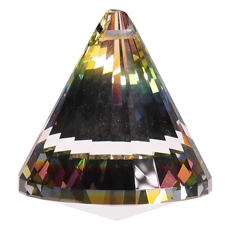 Cristaux Feng Shui, transparent ou multicolore de 4.2x5.3 cm, apportent la lumière et la vie dans votre maison ! L'arc en ciel sera multiplier par les nombreuses surfaces, dans les couleurs de l’arc en ciel, projetées et dansant dans toute la pièce.