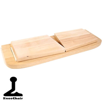 Banc de méditation en bois (Pin), élégant modèle pliable de 48 x 17 centimètres de hauteur, parfait pour voyage et pour le transport !