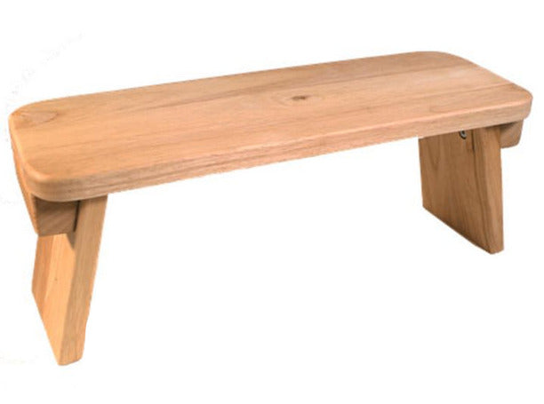 Meditation bench in wood (Red Oak) - 48 x 19 cm