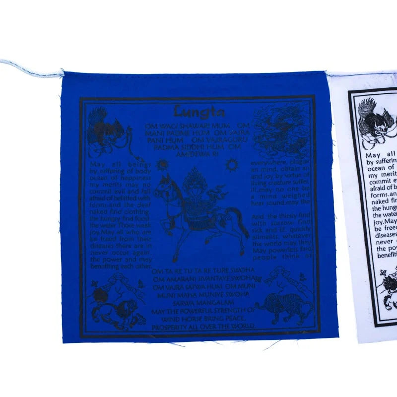 Selection/Collection 2026 of Buddhist/Tibetan prayer flags - Sold individually, 3 models to choose from 2.10 m