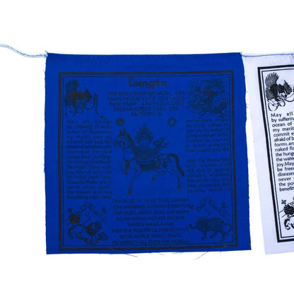 Selection/Collection 2026 of Buddhist/Tibetan prayer flags - Sold individually, 3 models to choose from 2.10 m