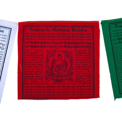 Selection/Collection 2026 of Buddhist/Tibetan prayer flags - Sold individually, 3 models to choose from 2.10 m