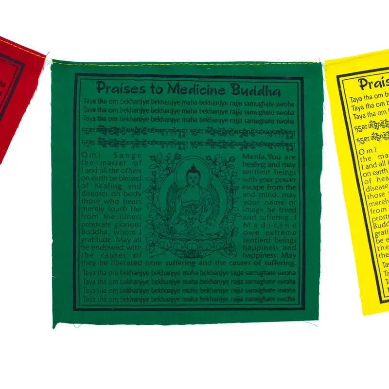 Selection/Collection 2026 of Buddhist/Tibetan prayer flags - Sold individually, 3 models to choose from 2.10 m