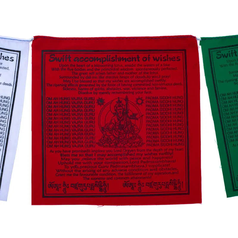 Selection/Collection 2026 of Buddhist/Tibetan prayer flags - Sold individually, 3 models to choose from 2.10 m