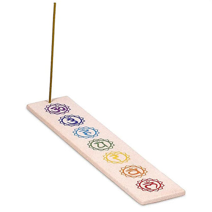 Sélection de porte-encens pour bâtonnets, en pierre naturelle de stéatite ou en grès. Longueur : 25 à 26 cm. Élégants et authentiques !