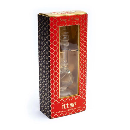 Huile de parfum 'Bouddha', fabriquée à partir d'huiles essentielles pures extraites de fleurs, de feuilles, de racines et de bois - De chez Song of India