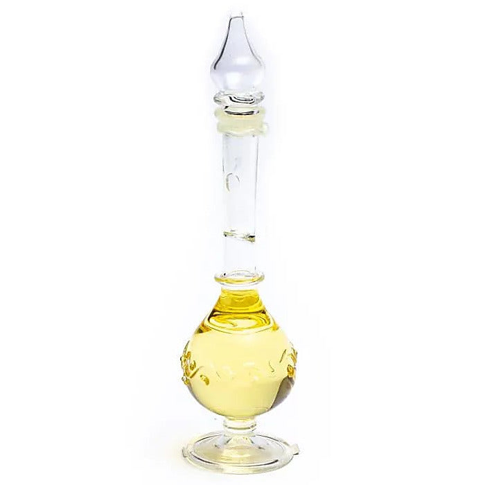 Huile de parfum 'Bois de Santal & Vetiver', fabriquée à partir d'huiles essentielles pures extraites de fleurs, de feuilles, de racines et de bois - De chez Song of India