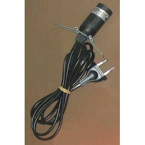 Câble électrique noir avec interrupteur pour ampoule E14 – Longueur 1,5 m – Ampoule incandescente classique ou led !