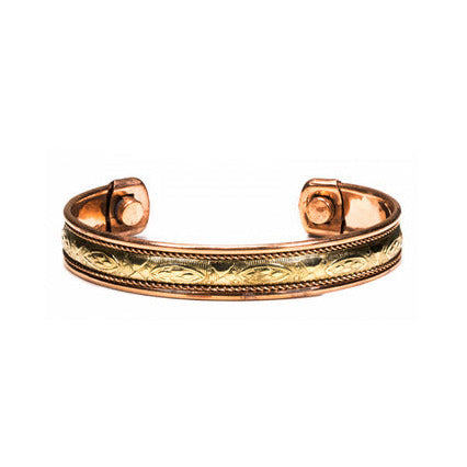 'Manchette' bracelet in copper – magnetic model